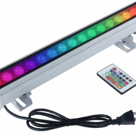 Lampara LINEAL 24W 1MT RGB 110/230V jardin