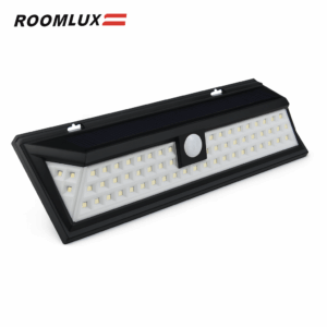 Aplique SOLAR B72304 PARED CON SENSOR MOVIMIENTO 350LM 54LED M ROOMLUX