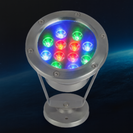Lamp. FUENTES MULTICOLOR IP-68 12X1W 12V