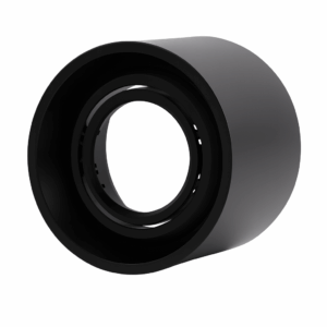 Foco superf. D27405 BASC, BK negro 96X100 POLY ROOMLUX