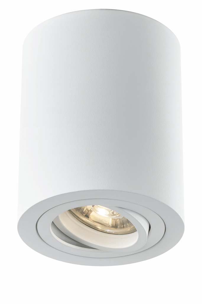 Foco superficie GU-10 BY-T1025 blanco ALUMINIO BASCULANTE IP-44
