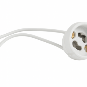 ZOCALO PORCELANA GU-10 C/CABLE 14cm