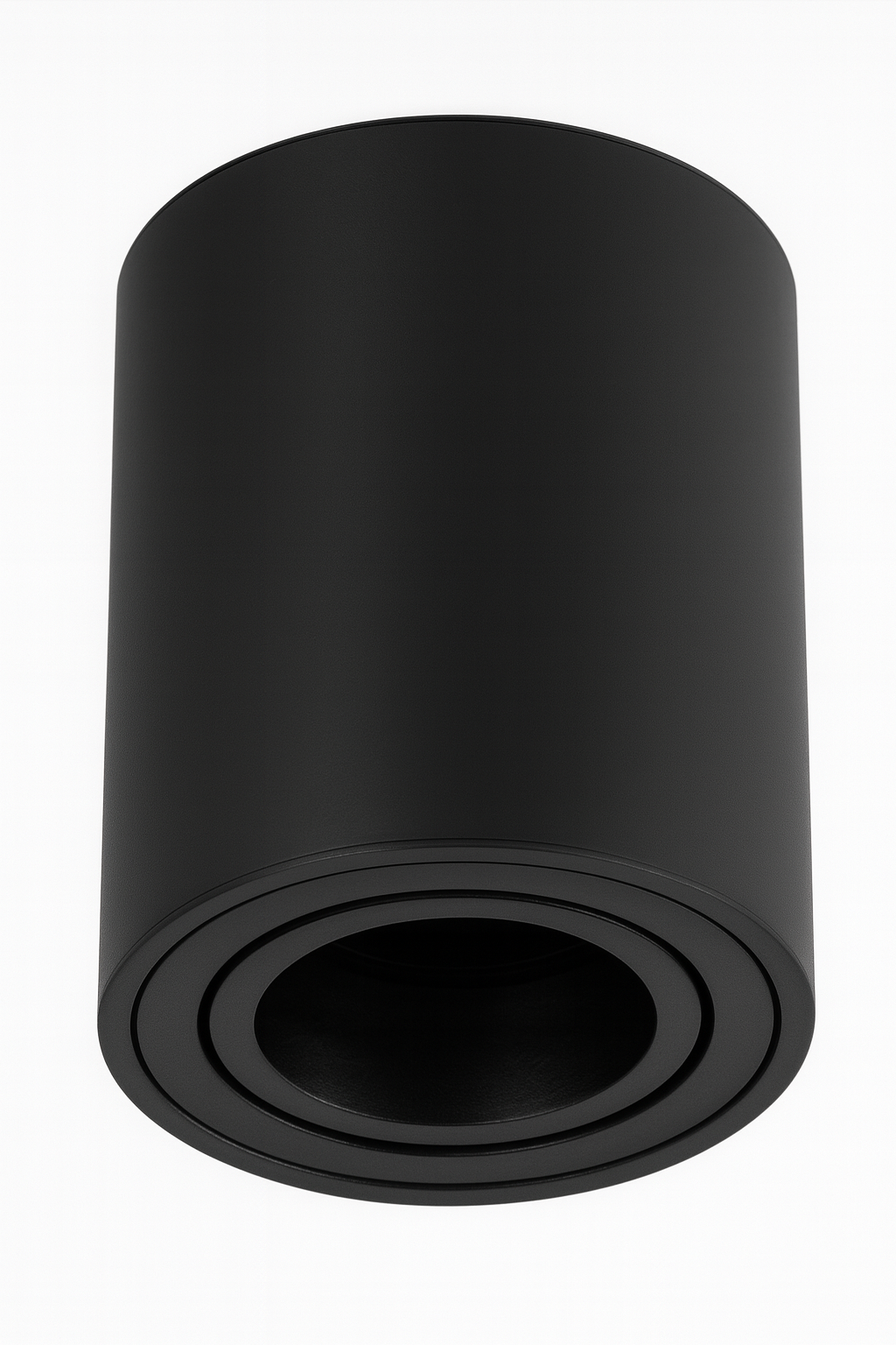 Foco superf. GU-10 TS101-1 basc, negra 80*85 Aluminio