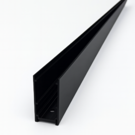 Riel mag. SUPERFICIE L20-B MAGNETICO 3MT 27X53mm NEGRO