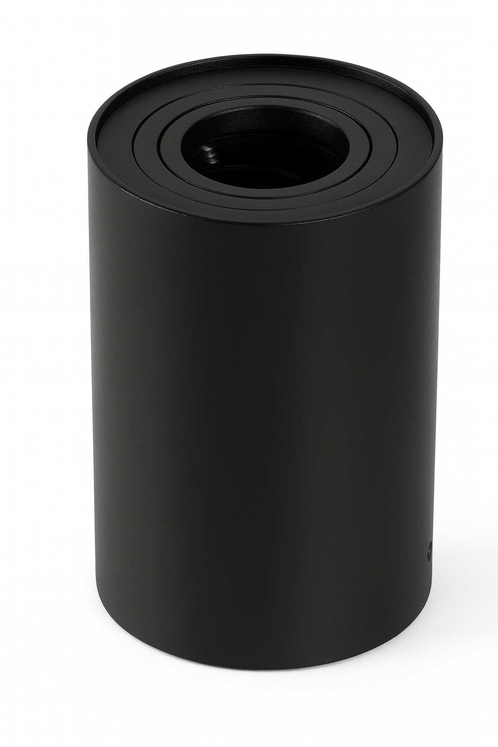 Foco superf. GU-10 TS116-1 BK NEGRO 95X125 aluminio