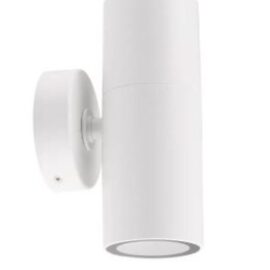 Aplique GU-10 TS10-2 blanco IP-65 up/down Redondo PC EVOLIGHT