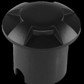 Empotrabe de piso 1w LDM0324A-1 (4) BK INDIRECTA 9 lm 60*96mm (43 mm) 3000K IP-67 4 ARISTAS