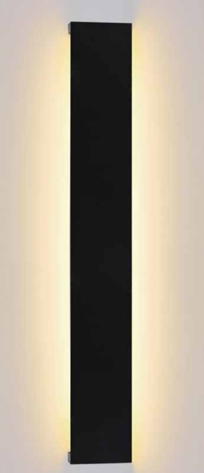 Aplique 20w 3000k LBD55120-40 BK 1200*80*25 20w Aluminio 1800 lm IP65 100-240V