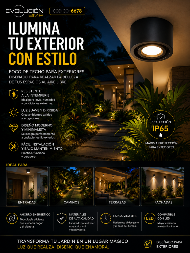 Foco superficie GU-10 D27410 basculante negro 96X100 POLY ROOMLUX