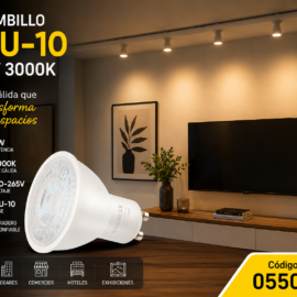 Bombillo 5W 3000k GU-10 B05520 110-265V ROOMLUX 38º