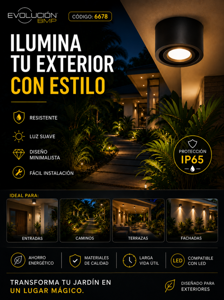 Foco Superficie GU-10 D27410 Basculante Negro 96X100 POLY ROOMLUX