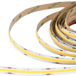 Cinta 2200K 12V 9w/mt COB 5mts SQ312LC1  8.00mm LED/MT 3M rojo