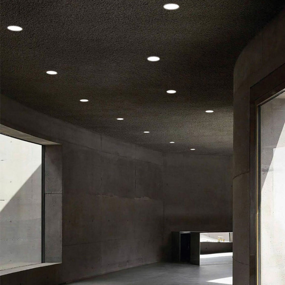 Empotrable basculante 12W CCT LZ-HG720 negro COMERCIAL recesada 110-95mm 100-245v 24º