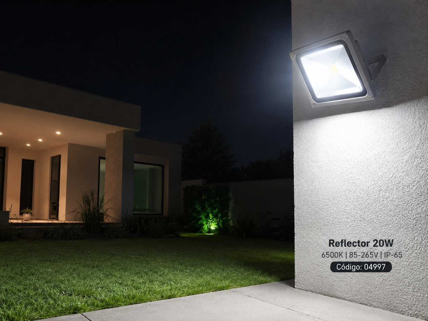 Reflector 20W 6500K 85-265V IP-65 - Imagen 3